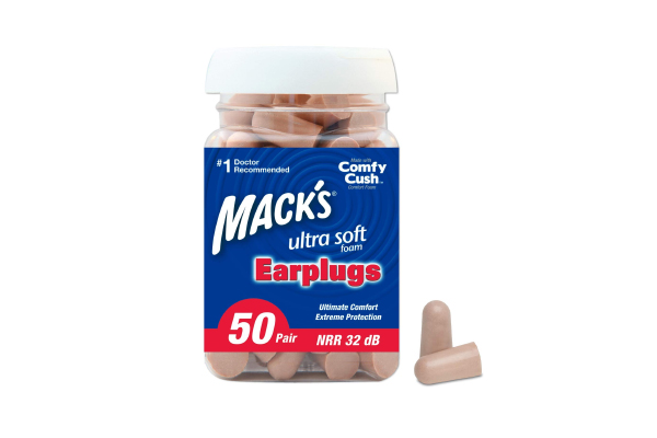 Mack’s Ultra Soft Foam Earplugs, 50 Pair