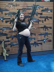 Carrying a gun in pregnancy